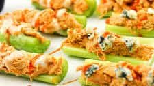 Buffalo Chicken Celery Bites