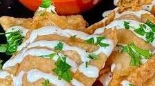 Buffalo Chicken Dip Wontons
