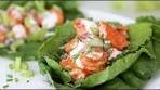 Buffalo Shrimp Lettuce Wraps