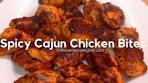 Cajun chicken bites | Cajun chicken recipe | easy Cajun ...