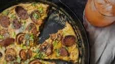 Cajun Shrimp Breakfast Frittata with Andouille