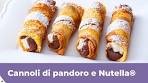 CANNOLI DI PANDORO E NUTELLA®