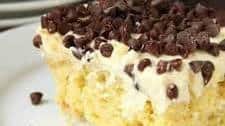 Cannoli Poke Cake