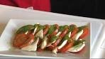 CAPRESE SALAD WITH BASIL PESTO SAUCE