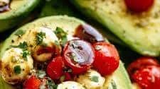 Caprese Stuffed Avocado