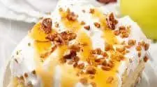 Caramel Apple Poke Cake