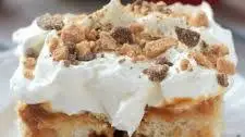 Caramel Apple Poke Cake