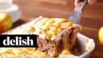 Caramel Apple Poke Cake | Delish