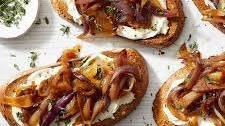 Caramelized Onion & Goat Cheese Toast