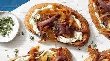 Caramelized Onion & Goat Cheese Toast