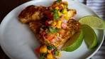 CARIBBEAN SMOKED COD + MANGO SALSA RECIPE| HOW ...