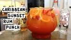 Caribbean Sunset Rum Punch