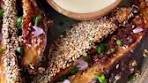 Carolina Gelen | MISO HONEY GLAZED EGGPLANT FRIES ...