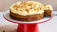 Carrot and walnut cake