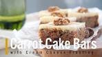 Carrot Cake Bars with Cream Cheese Frosting