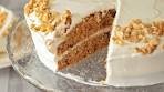 Carrot Cake with Apple and Walnuts