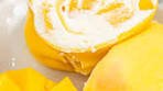 Catherine Zhang | Mango crepe roll 🥭 The softest crepe skin ...