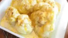 Cauliflower in Cheese Sauce