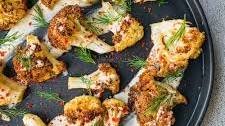 Cauliflower with Tahini and Lemon Sauce