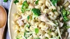 Cavatappi Alfredo with Broccoli & Chicken