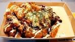 Cheese Spicy grilled chicken (Dak-galbi) - Korean street food