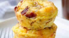 Cheesy Bacon Egg Muffins