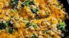 Cheesy Broccoli Chicken and Rice Casserole