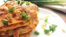 Cheesy Shrimp n' Grits Savory Pancakes