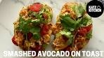 CHEESY Smashed Avocado On Toast With Spicy Scrambled ...