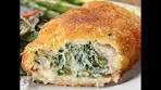 Cheesy Spinach Stuffed Pork Chops