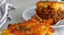 Cheesy Tater Tot Meatloaf Casserole