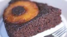 Chelsea’s Chocolate Pineapple Upside Down Cake