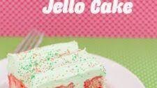 Cherry Limeade Jello Cake