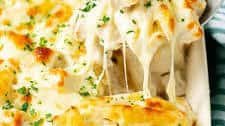 Chicken Alfredo Bake