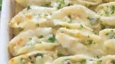 Chicken Alfredo Stuffed Shells