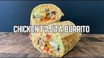 CHICKEN FAJITA BURRITO RECIPE