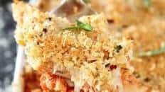 Chicken Parmesan Baked Pasta