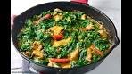 Chicken Recipes: Sauteed Chicken with Spinach