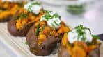 Chickpea chili in baked sweet potato: Get the hearty, healthy ...