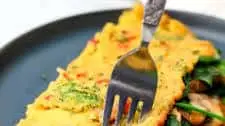 Chickpea Omelette - Vegan Omelette