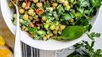 Chickpea Salad with Creamy Avocado Basil Dressing | This ...