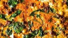 Chickpea, Spinach, and Chorizo Frittata