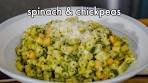 Chickpeas and Spinach Pasta
