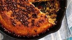 Chocolate Chip Skillet Cornbread