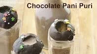 Chocolate Pani Puri