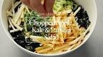 Chopped Apple, Kale & Parsnip Salad