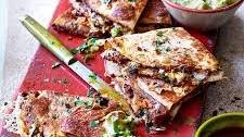 Chorizo and jalapeno quesadillas