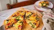 Chorizo and spinach frittata