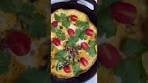 Chorizo Spinach Frittata 🍳#shorts
