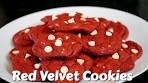 Christmas Cookies | How To Make Red Velvet Cookies ...